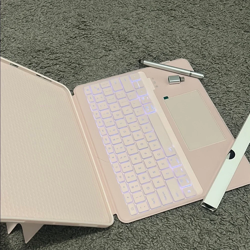 Apple white Tablet Keyboard for Enhanced Production